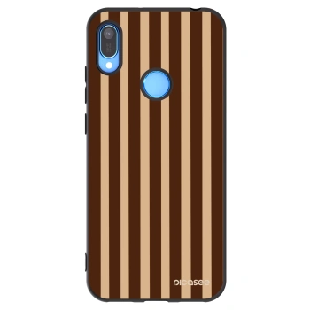 Hülle für Huawei Y6 2019 - Brown lines