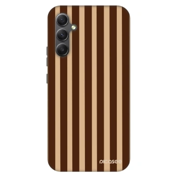Hülle für Samsung Galaxy A34 5G A346B - Brown lines