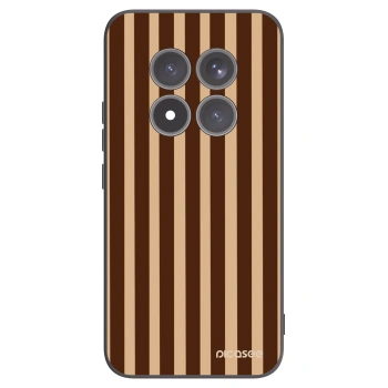 Picasee Xiaomi Redmi Note 15 Pro+ Hülle - Schwarzes Silikon - Brown lines