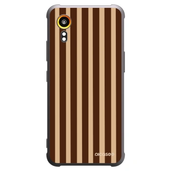 Hülle für Samsung Galaxy XCover 7 - Brown lines