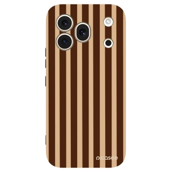 Hülle für Honor 600 Pro - Brown lines