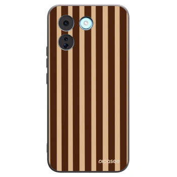Picasee Xiaomi Redmi Note 17 Pro MAX 5G Hülle - Schwarzes Silikon - Brown lines