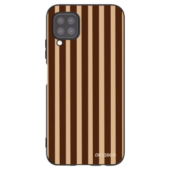 Picasee Huawei P40 Lite Hülle - Schwarzes Silikon - Brown lines