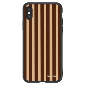 Picasee ULTIMATE CASE für Apple iPhone X/XS - Brown lines