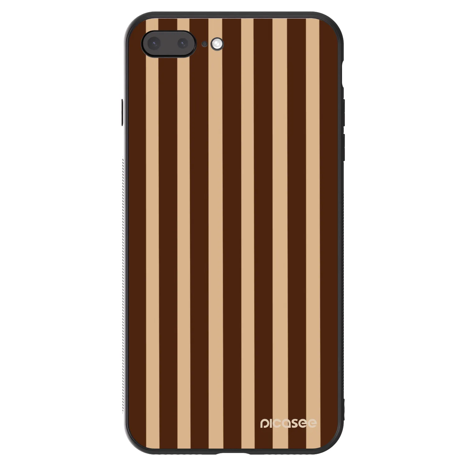 Picasee ULTIMATE CASE für Apple iPhone 7 Plus - Brown lines