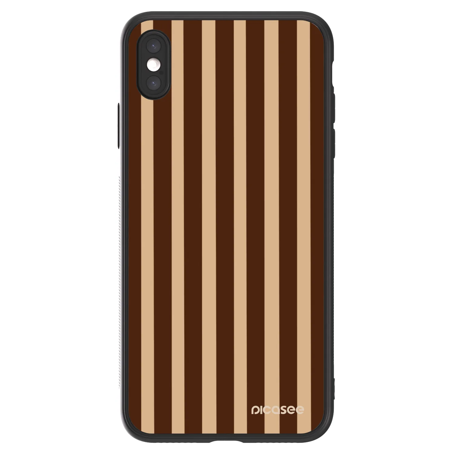 Picasee ULTIMATE CASE für Apple iPhone XS Max - Brown lines