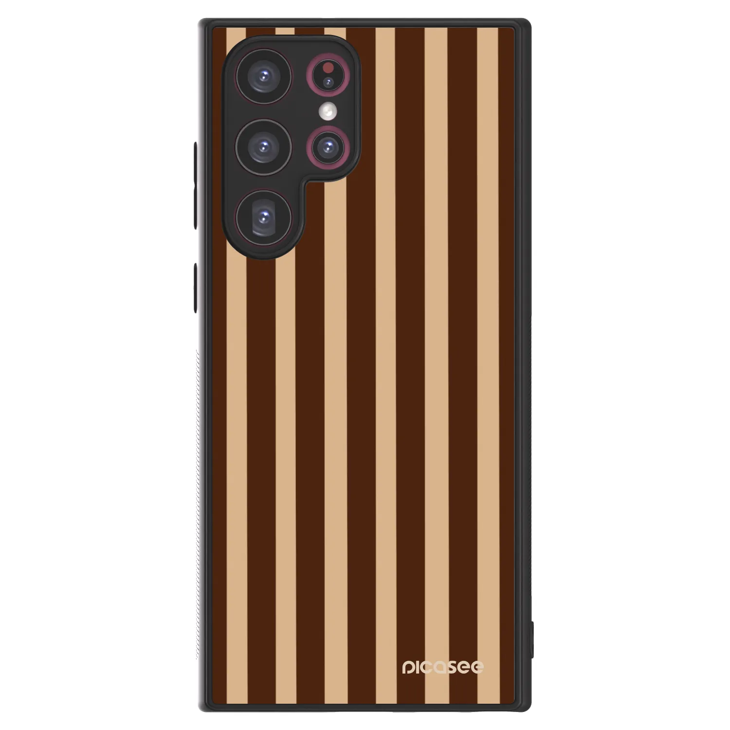 Picasee ULTIMATE CASE für Samsung Galaxy S22 Ultra 5G - Brown lines