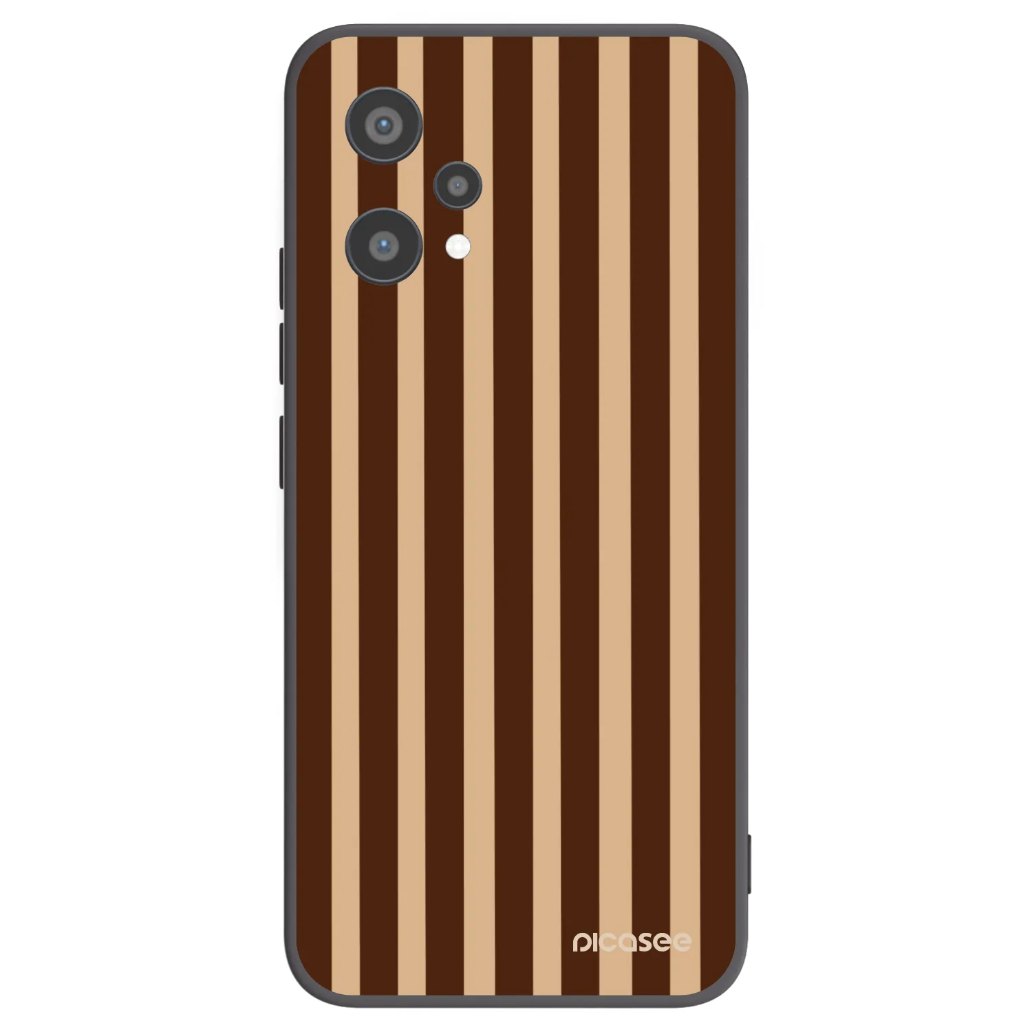 Picasee Realme 9 Pro 5G Hülle - Schwarzes Silikon - Brown lines