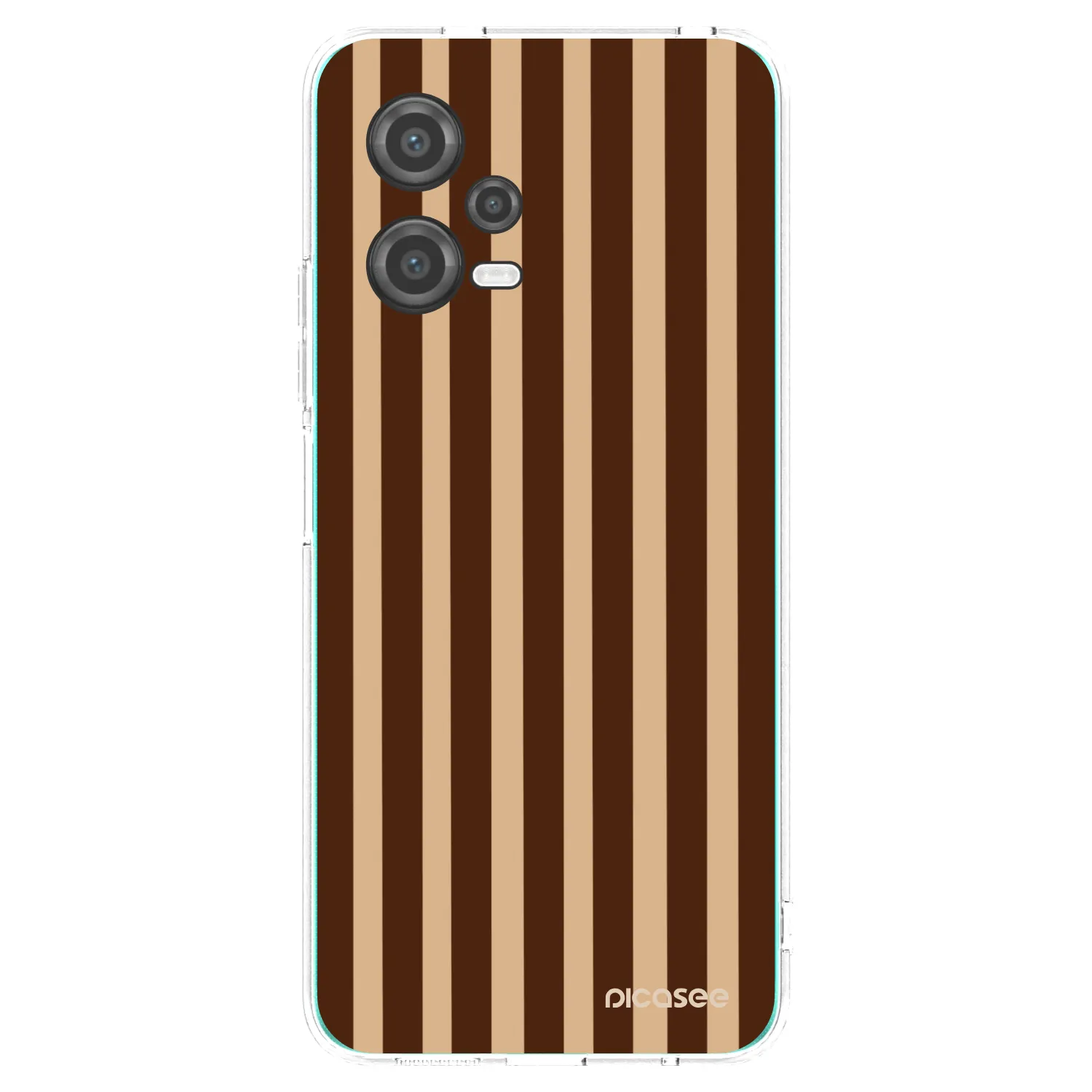 Picasee Xiaomi Poco X5 Hülle - Transparentes Silikon - Brown lines