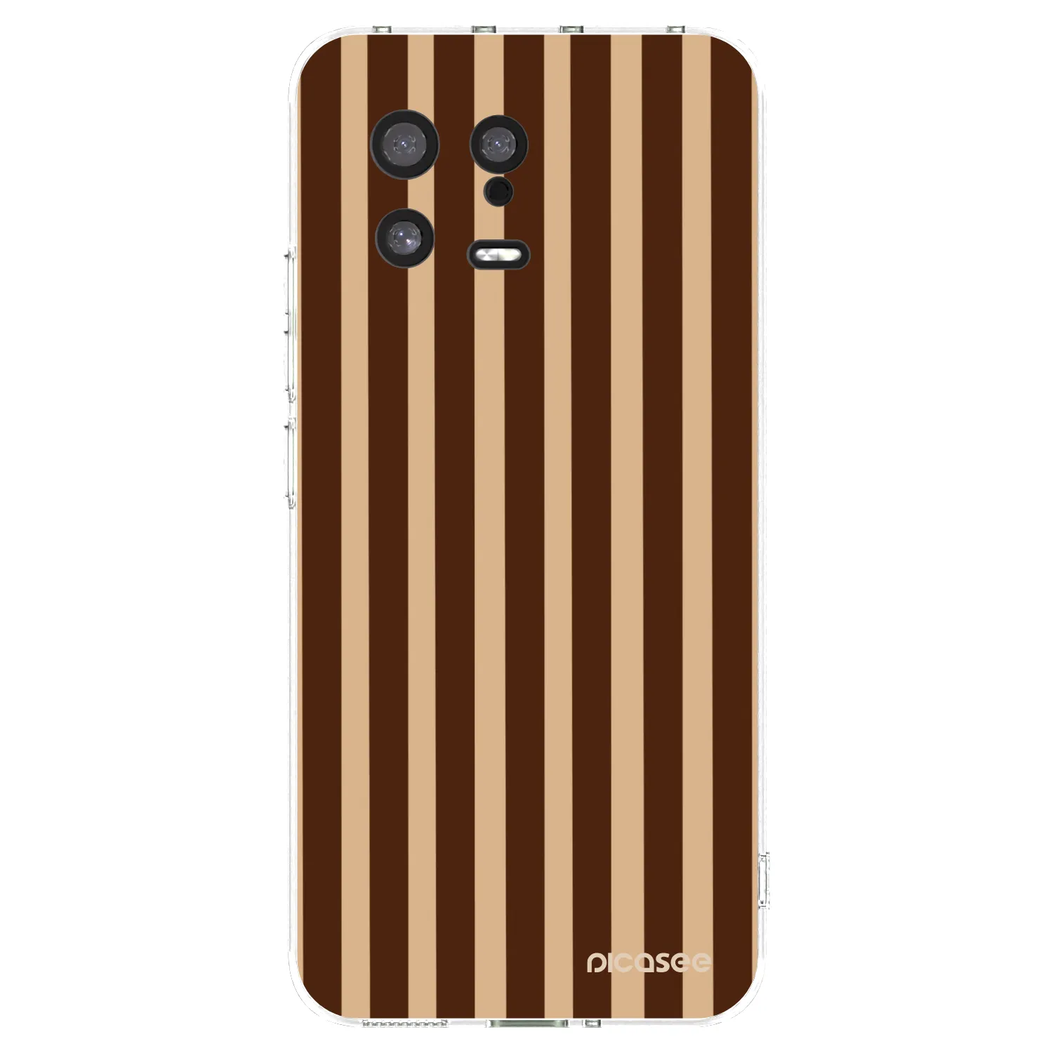 Picasee Xiaomi 13 Hülle - Transparentes Silikon - Brown lines