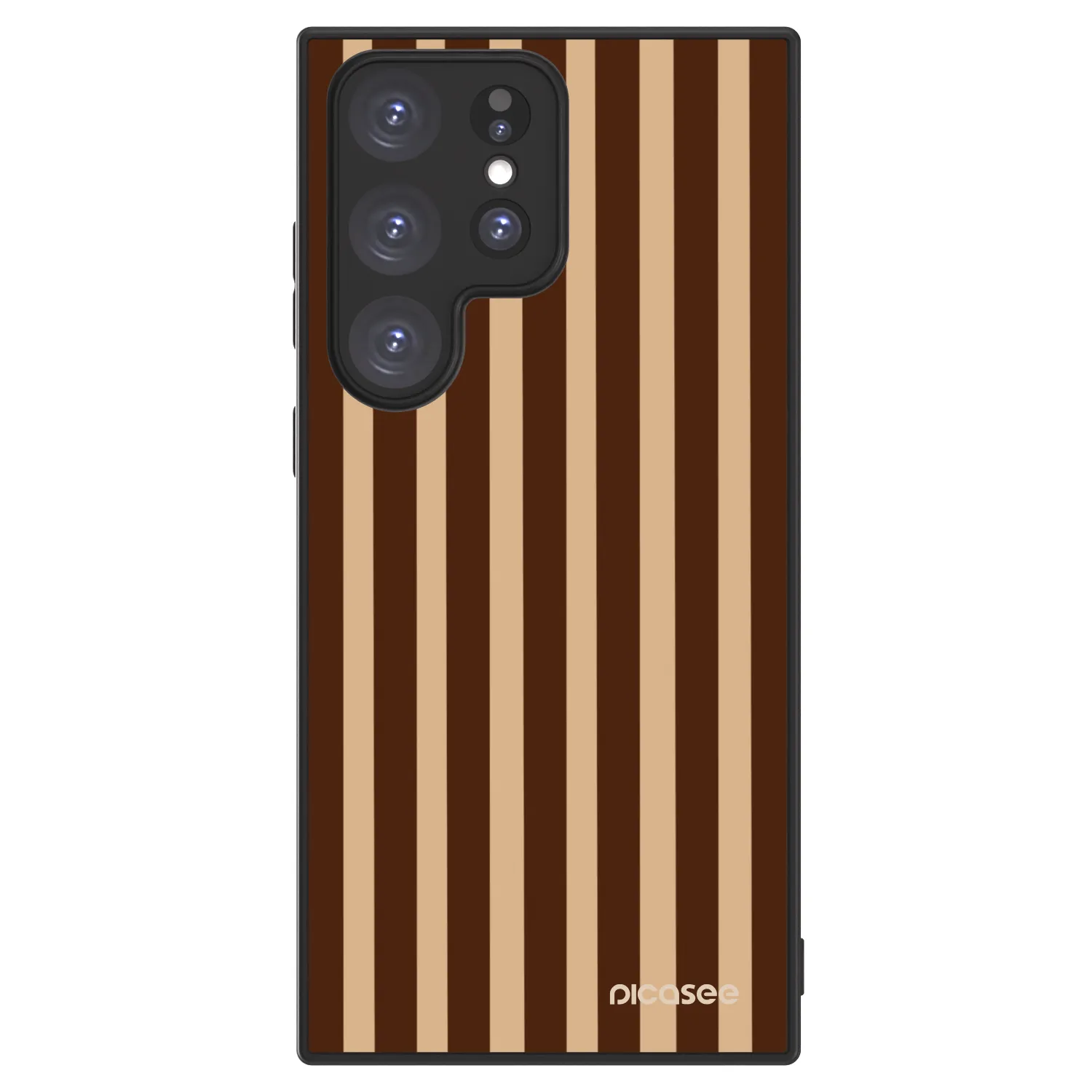 Picasee ULTIMATE CASE PowerShare für Samsung Galaxy S23 Ultra 5G - Brown lines