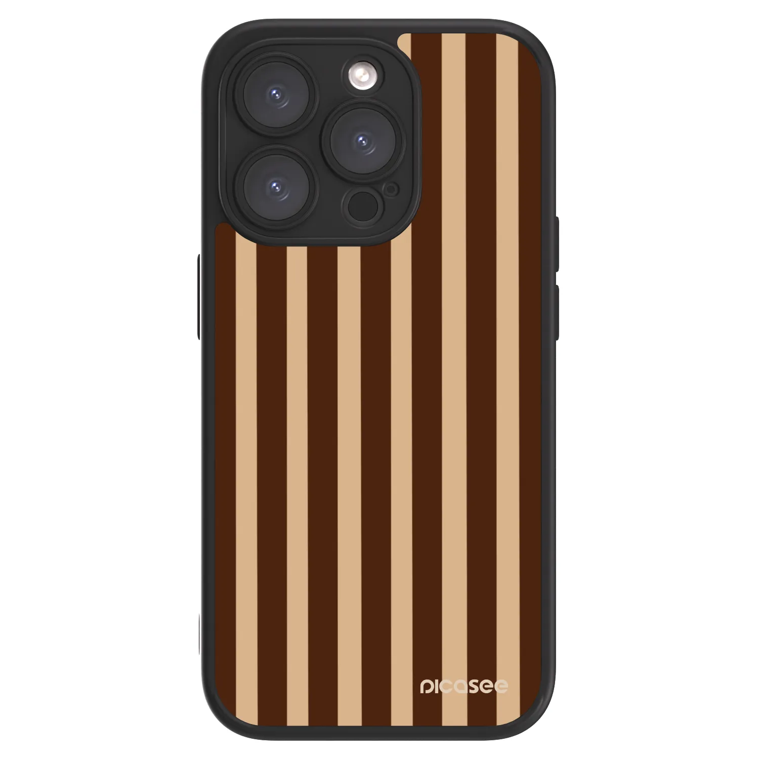 Picasee ULTIMATE CASE MagSafe für Apple iPhone 15 Pro - Brown lines