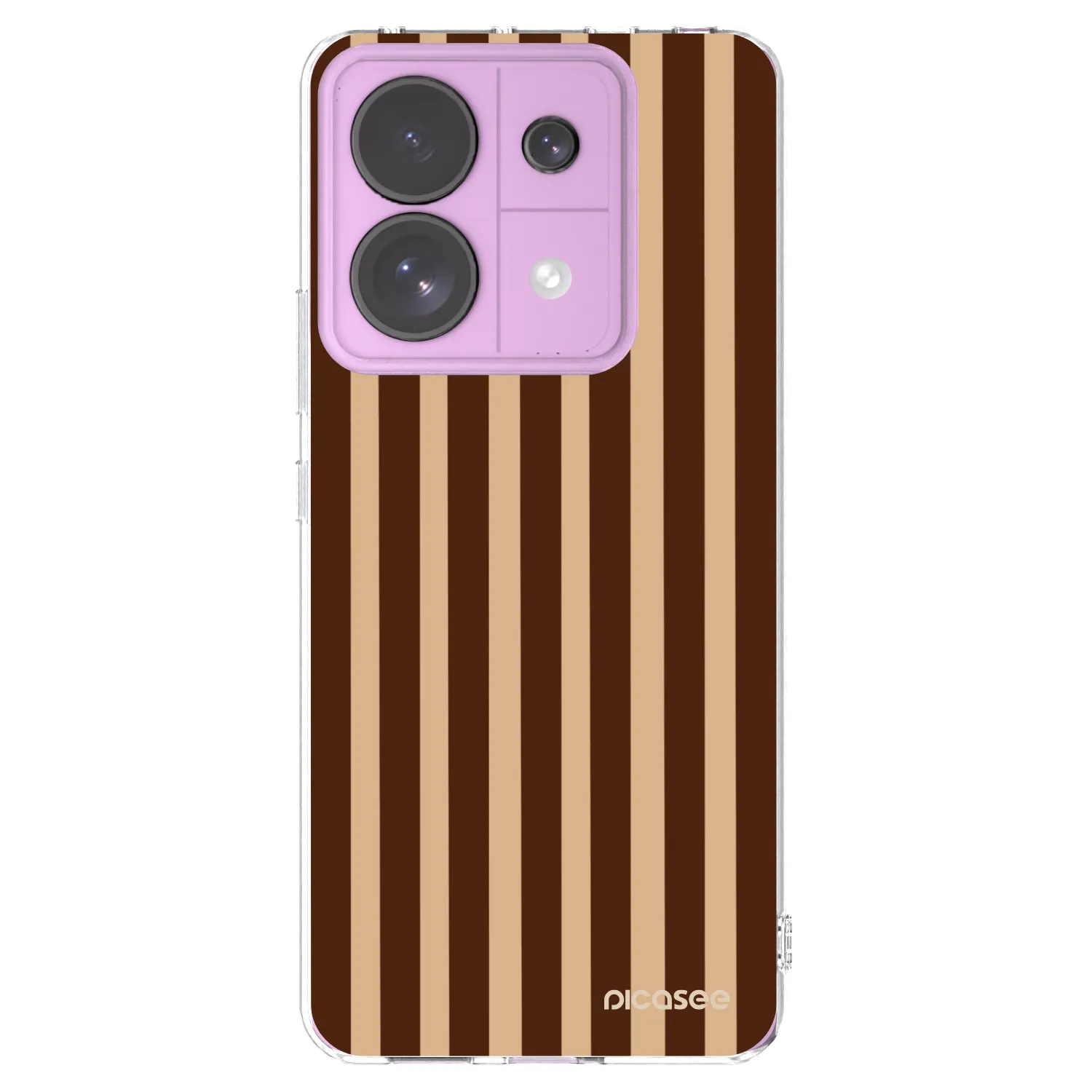Picasee Xiaomi Redmi Note 13 Pro 5G Hülle - Transparentes Silikon - Brown lines