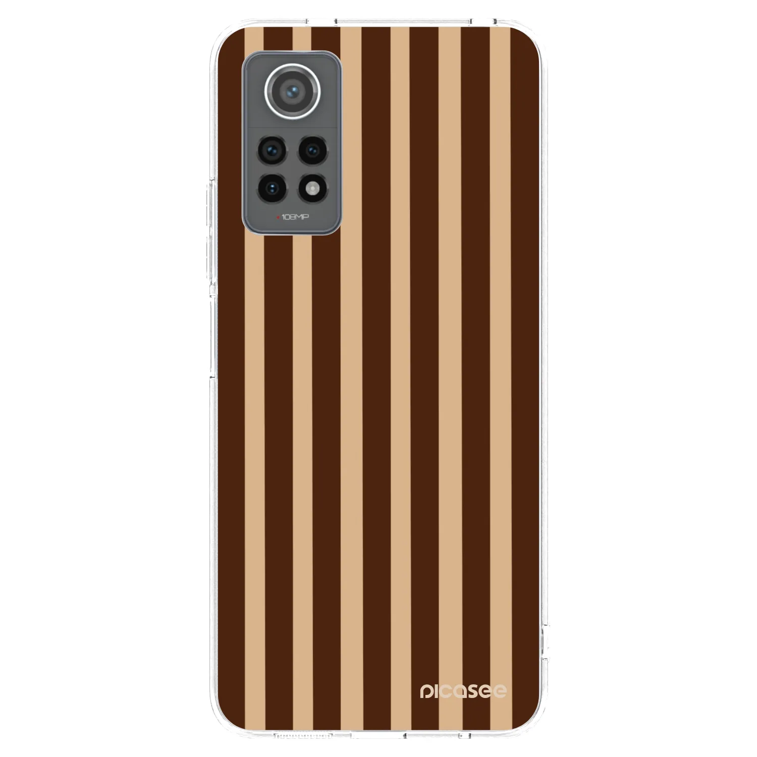 Picasee Xiaomi Redmi Note 12 Pro 4G Hülle - Transparentes Silikon - Brown lines