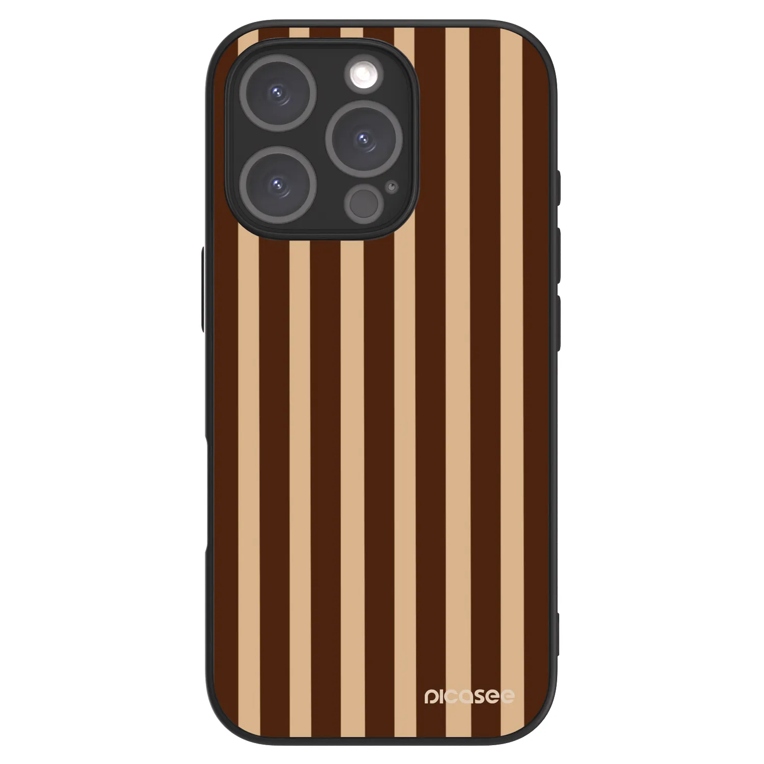Picasee ULTIMATE CASE MagSafe für Apple iPhone 16 Pro - Brown lines