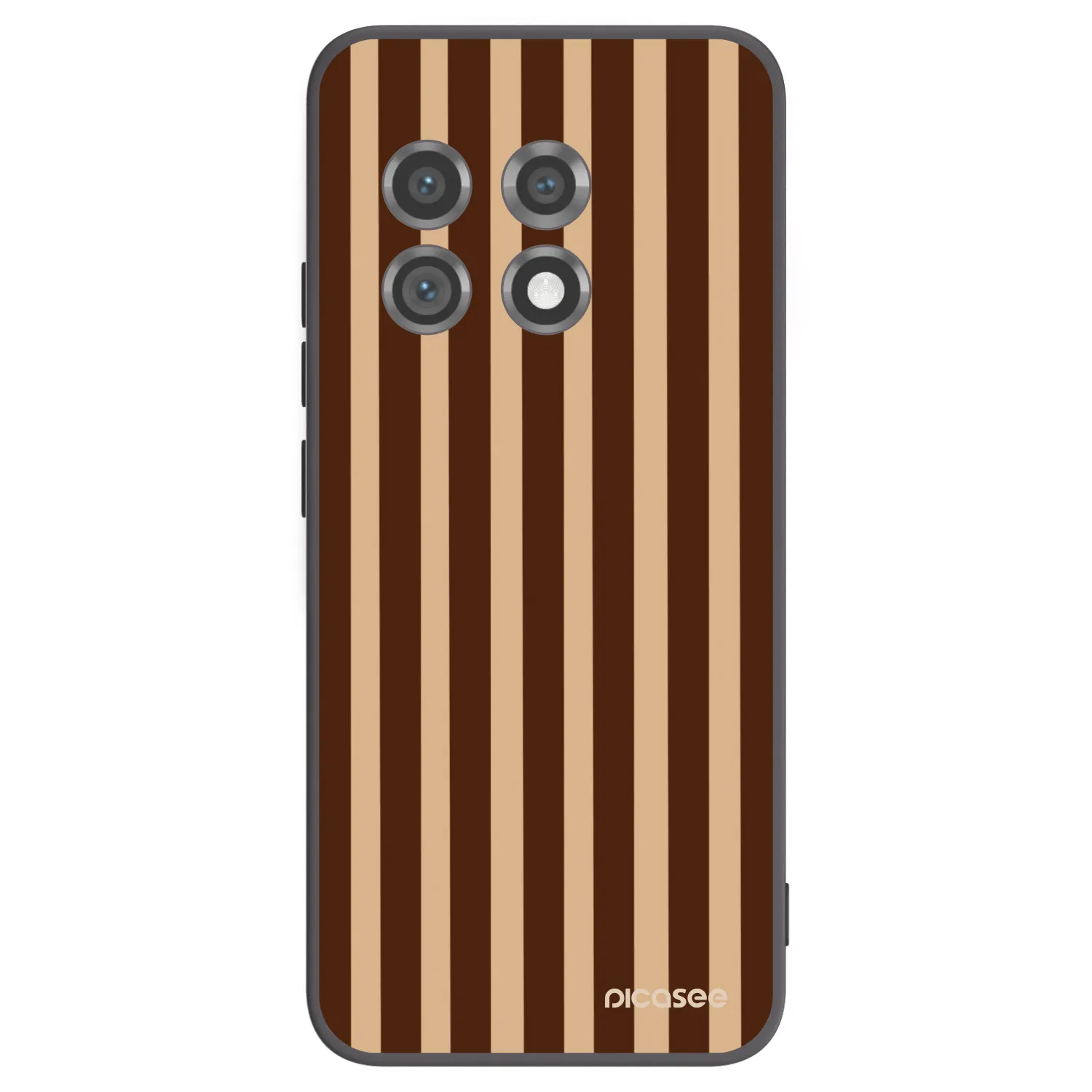 Picasee OnePlus 11 5G Hülle - Schwarzes Silikon - Brown lines