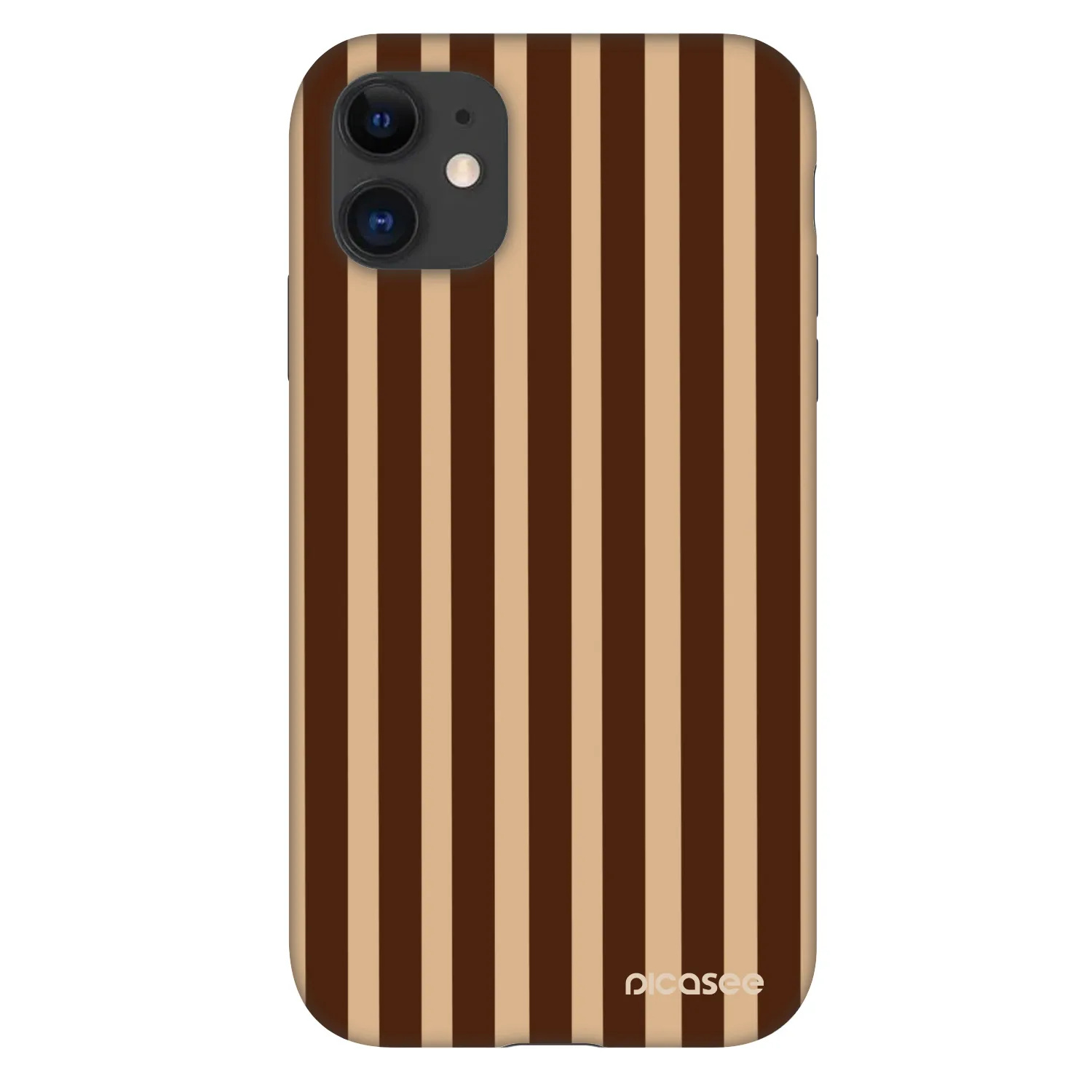 Picasee Fashion Case für Apple iPhone 11 - Brown lines