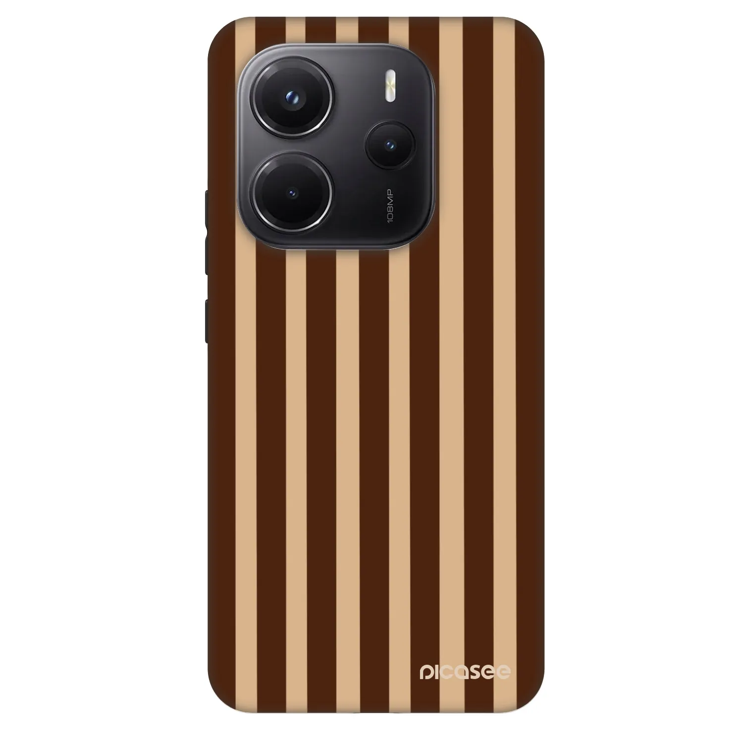 Picasee Fashion Case für Xiaomi Redmi Note 14 5G - Brown lines