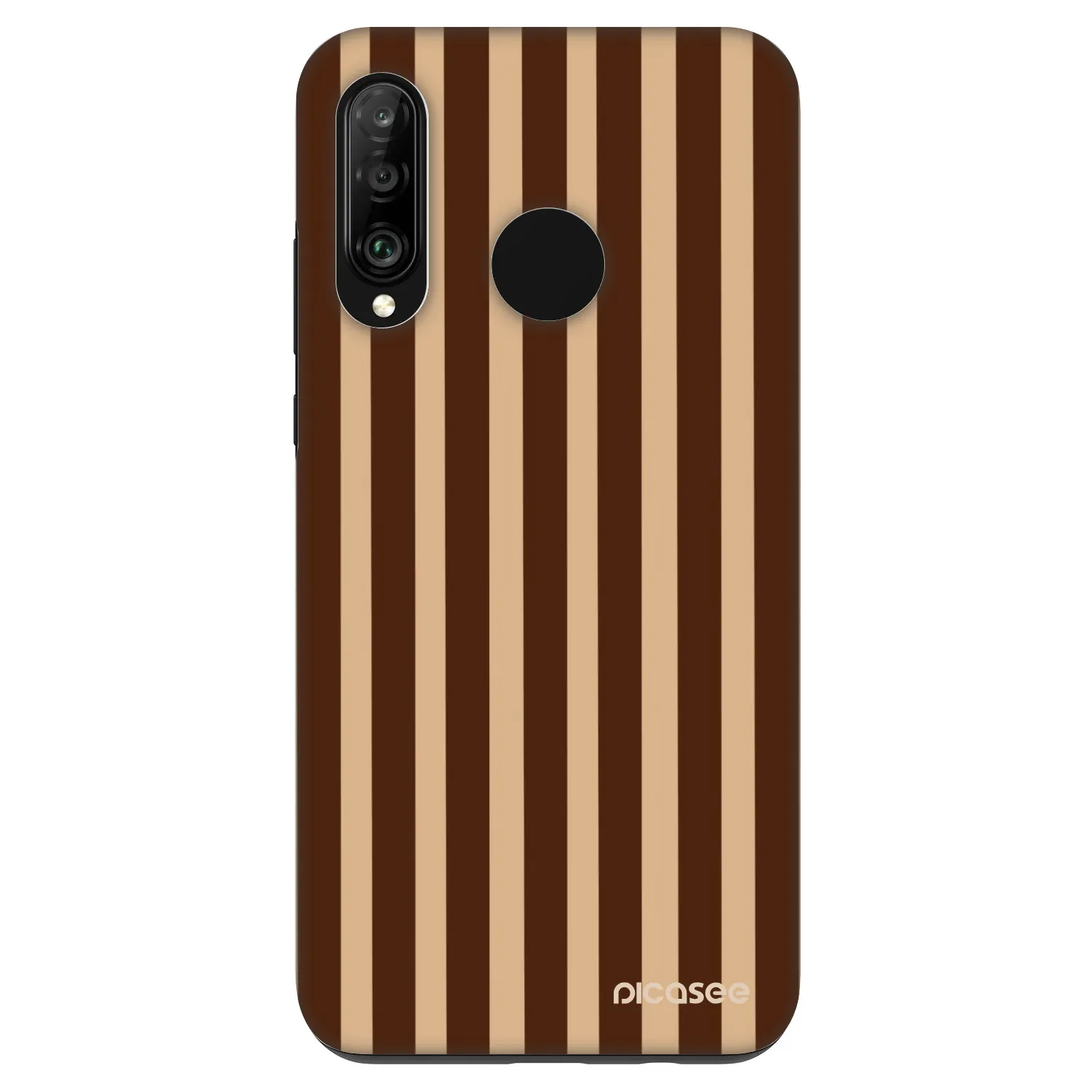Picasee Fashion Case für Huawei P30 Lite - Brown lines