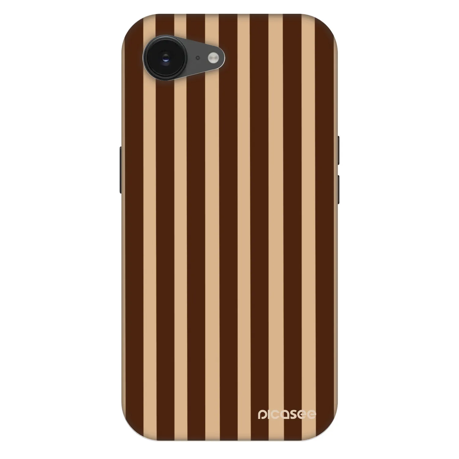 Picasee Fashion Case MagSafe für Apple iPhone 16e - Brown lines