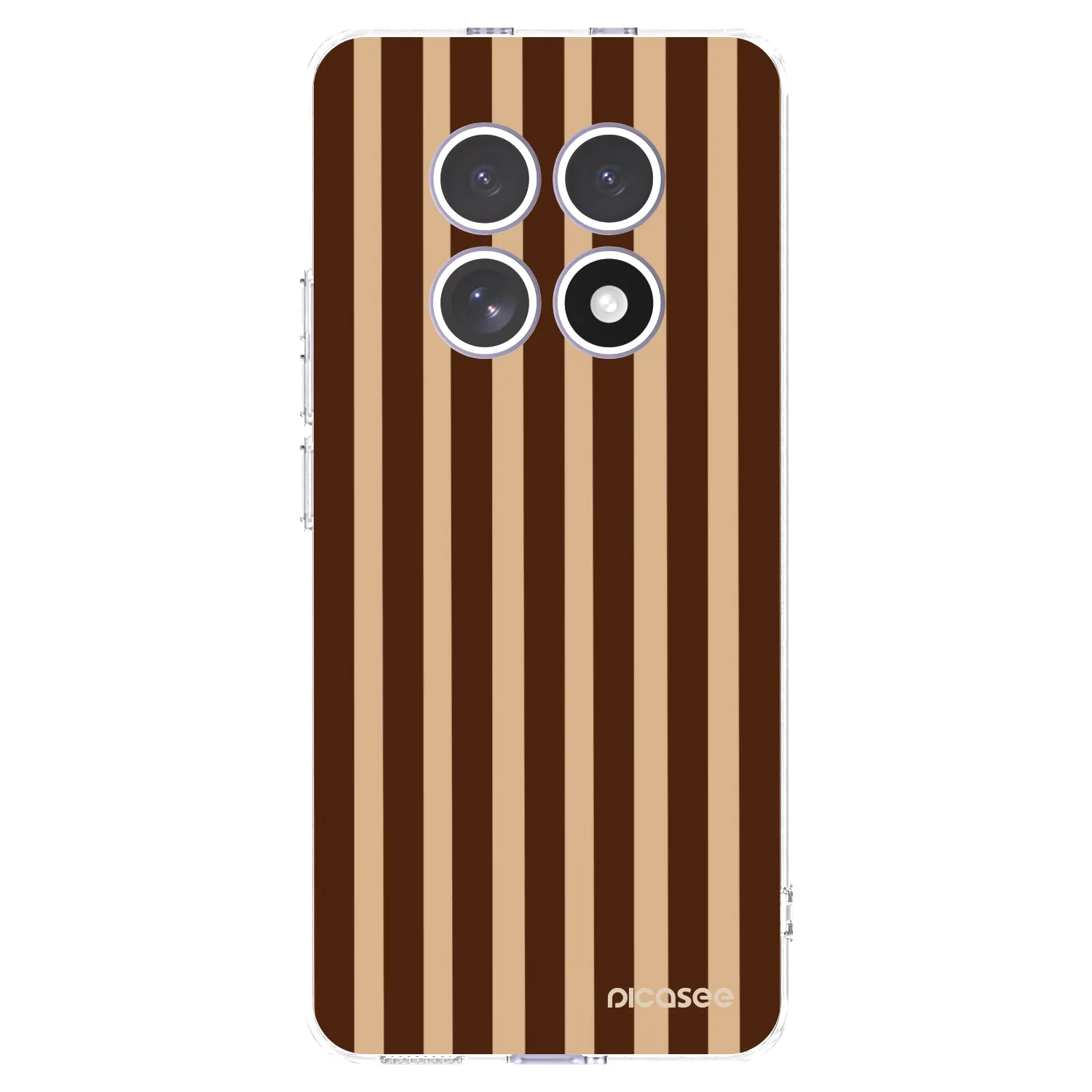 Picasee Xiaomi Redmi Note 15 4G Hülle - Transparentes Silikon - Brown lines