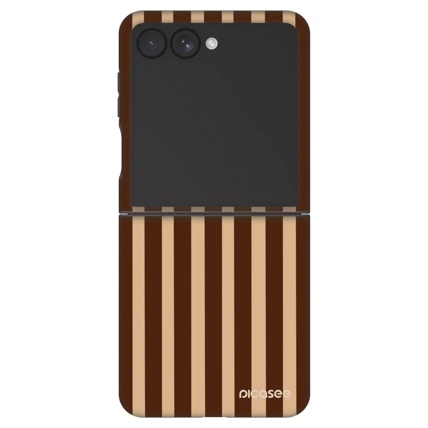 Picasee Fashion Case für Samsung Galaxy Z Flip7 5G - Brown lines