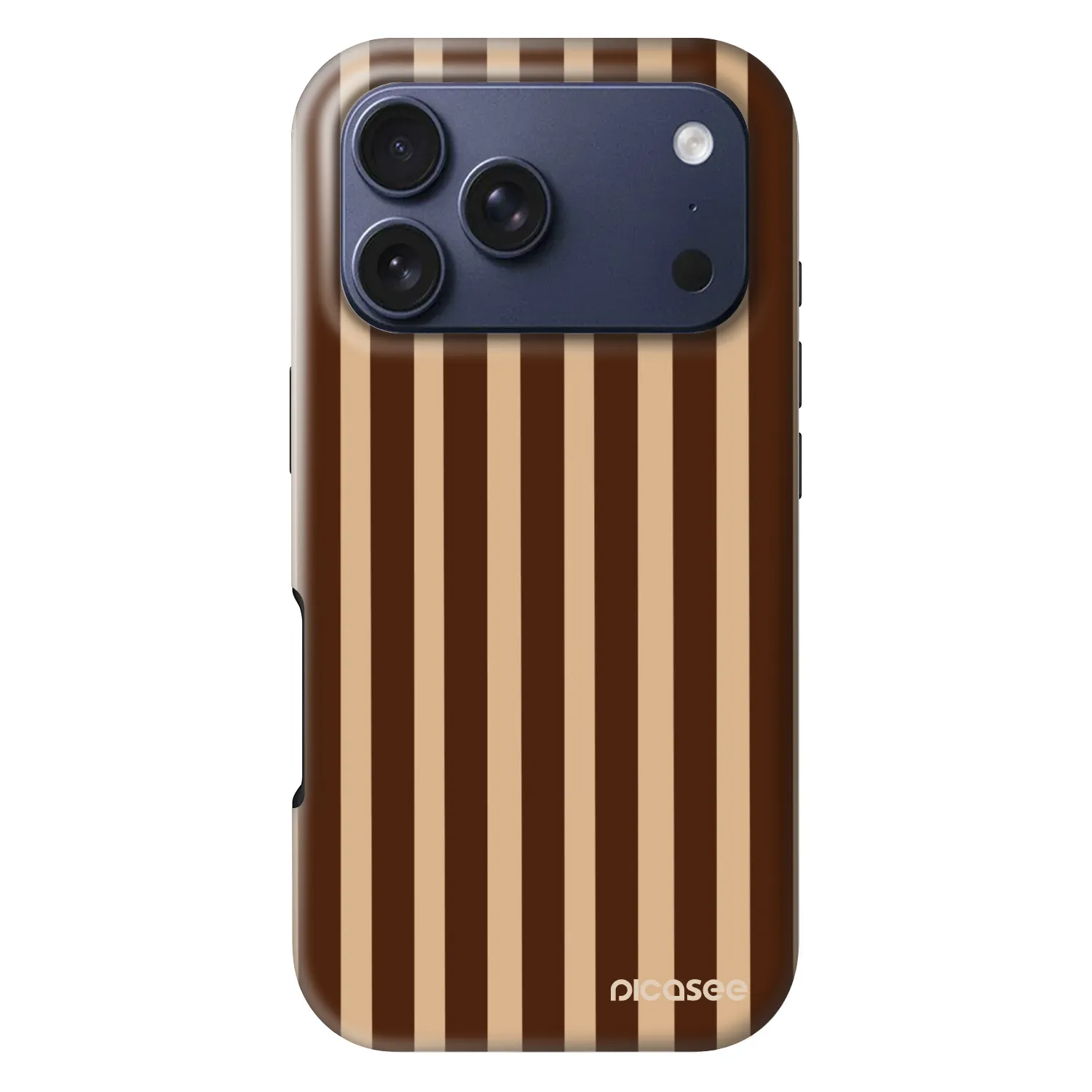 Picasee Fashion Case MagSafe für Apple iPhone 18 Pro - Brown lines