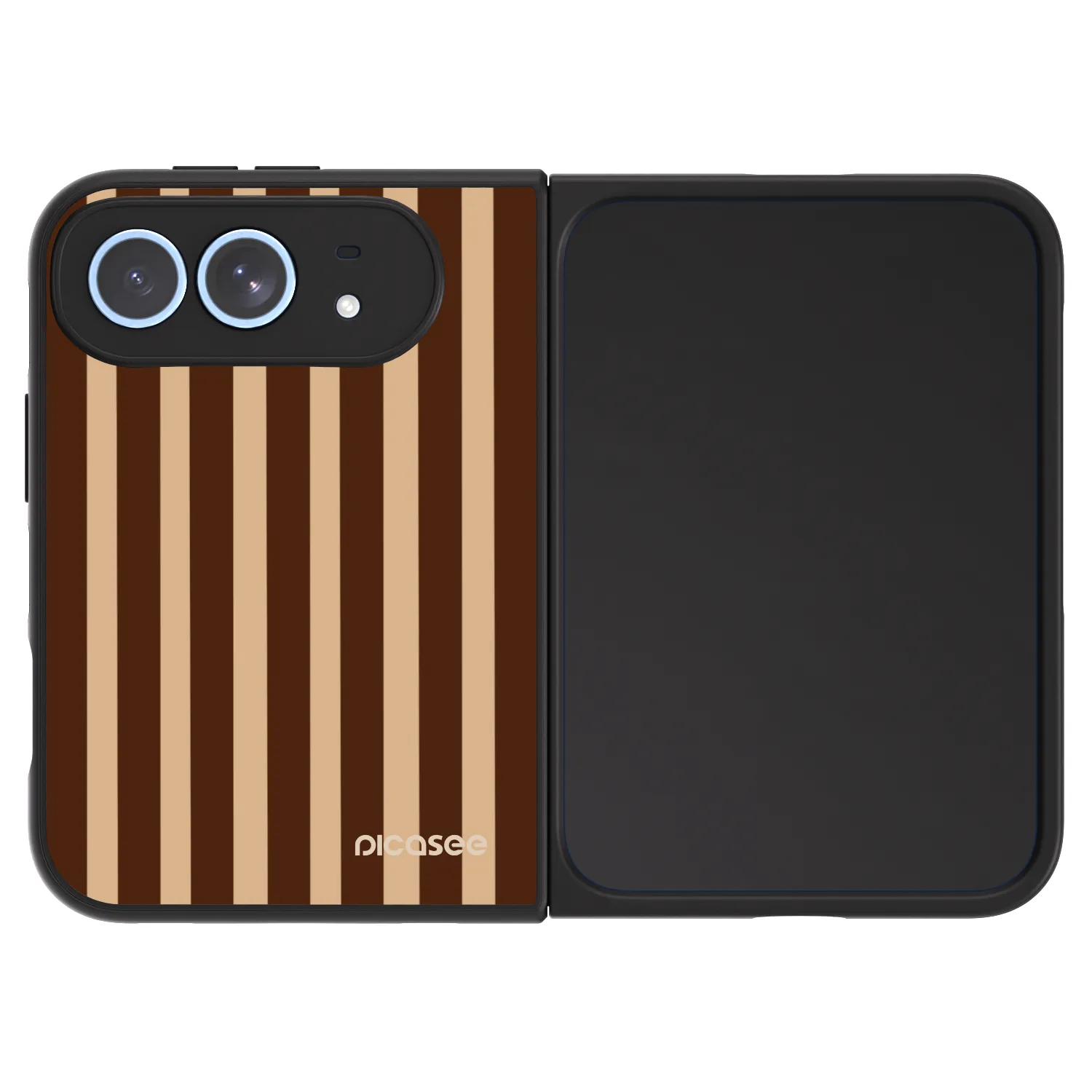 Picasee ULTIMATE CASE für Apple iPhone Duo - Brown lines