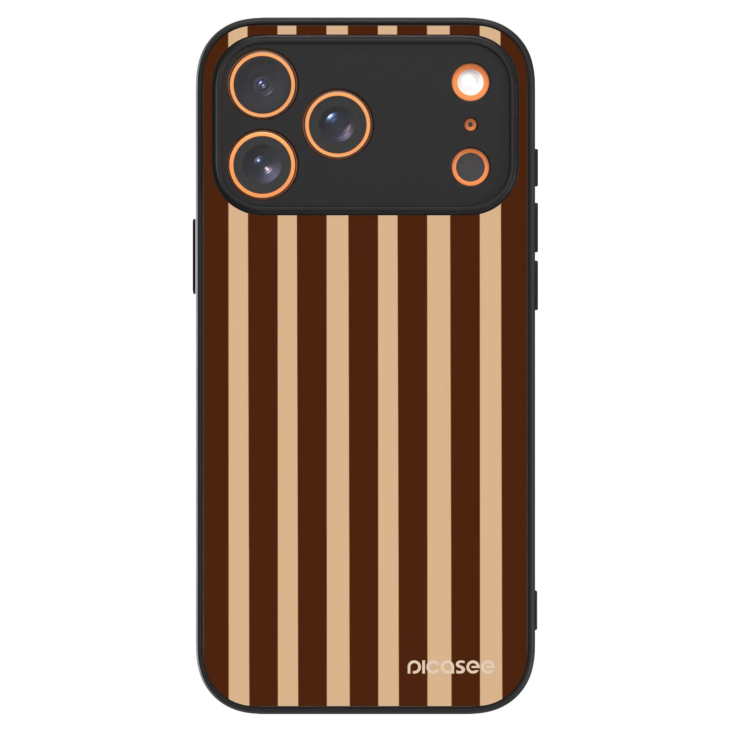 Picasee ULTIMATE CASE MagSafe für Apple iPhone 18 Pro Max - Brown lines