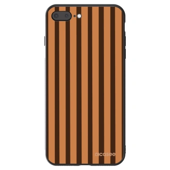 Hülle für Apple iPhone 8 Plus - Caramel lines