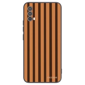 Hülle für Motorola Moto E40 - Caramel lines