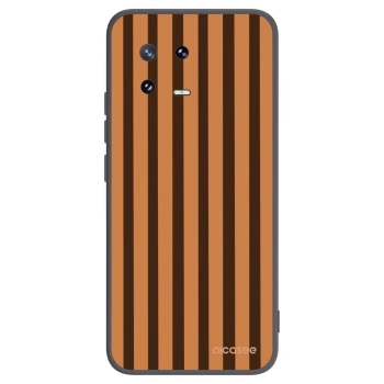 Picasee Xiaomi 13 Pro Hülle - Schwarzes Silikon - Caramel lines