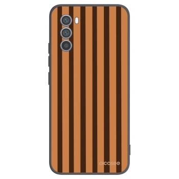 Hülle für Motorola Moto G62 - Caramel lines
