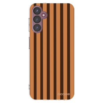 Picasee Samsung Galaxy A05s A057G Hülle - Transparentes Silikon - Caramel lines