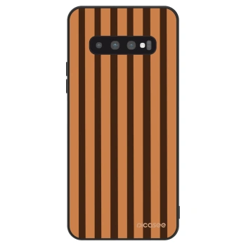 Hülle für Samsung Galaxy S10 Plus G975 - Caramel lines