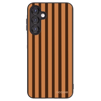 Picasee Samsung Galaxy A16 5G Hülle - Schwarzes Silikon - Caramel lines