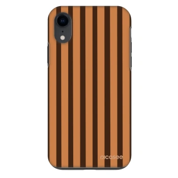 Hülle für Apple iPhone XR - Caramel lines