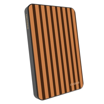 Powerbank mit MagSafe 5 000 mAh Grau - Caramel lines