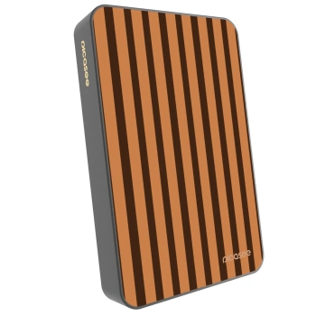 Picasee Powerbank mit MagSafe 10 000 mAh Grau - Caramel lines