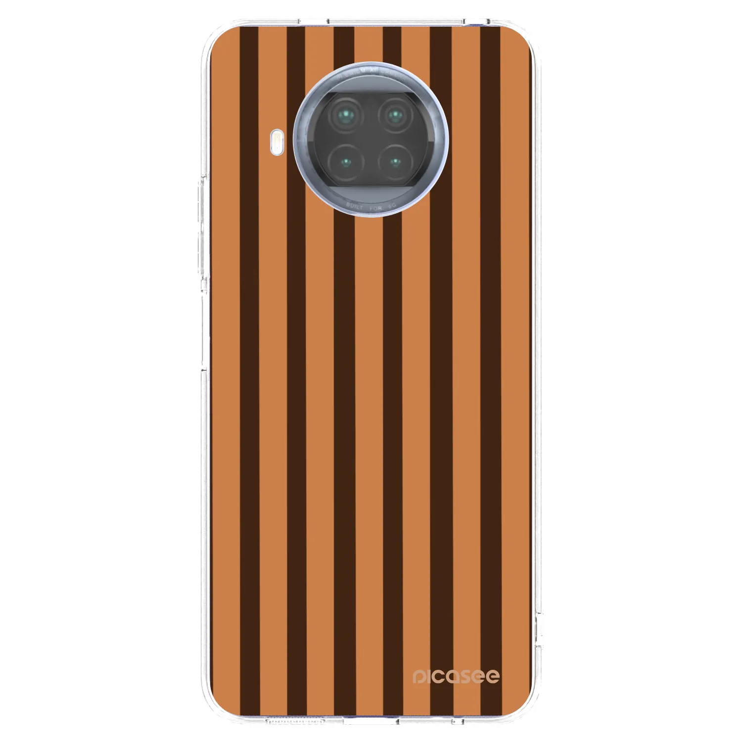 Picasee Xiaomi Mi 10T Lite Hülle - Transparentes Silikon - Caramel lines