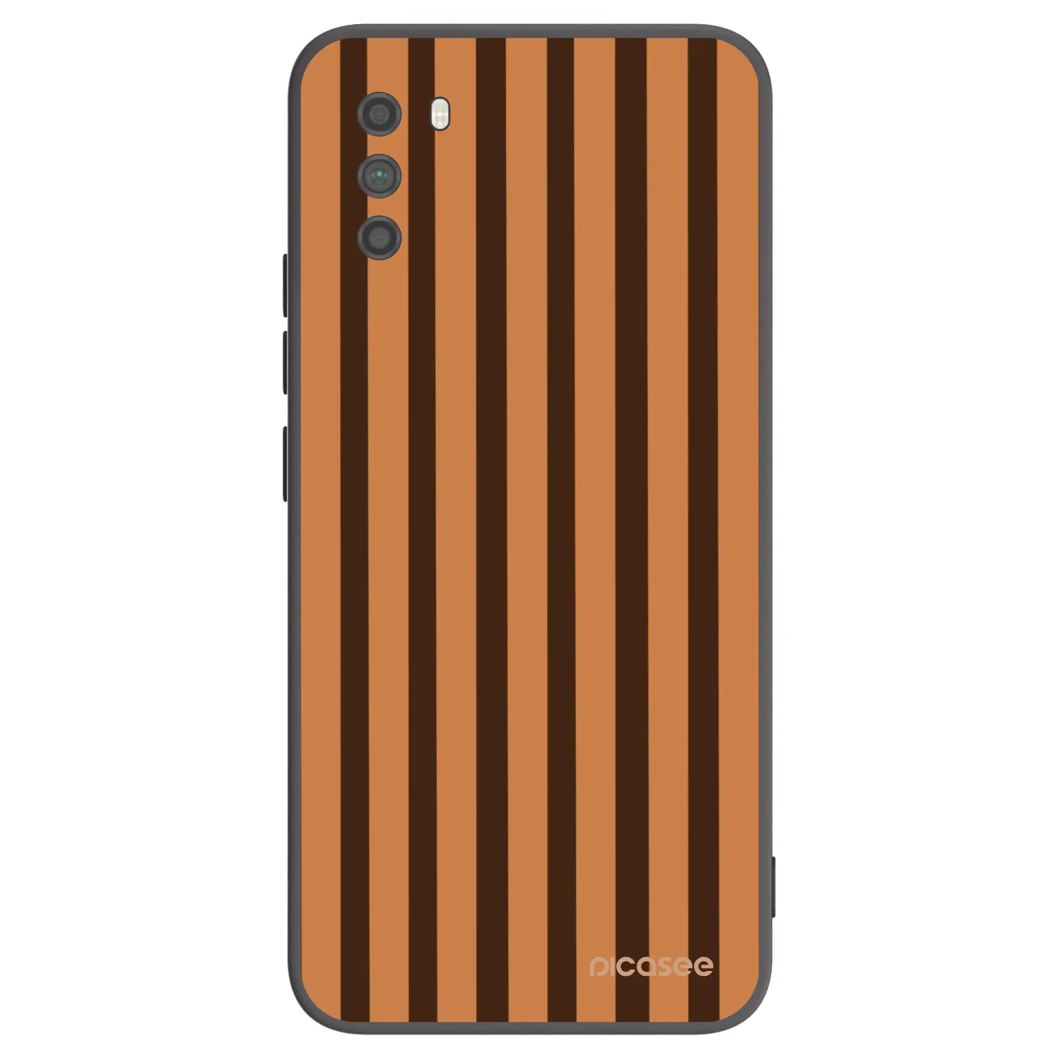 Picasee Xiaomi Poco M3 Hülle - Schwarzes Silikon - Caramel lines