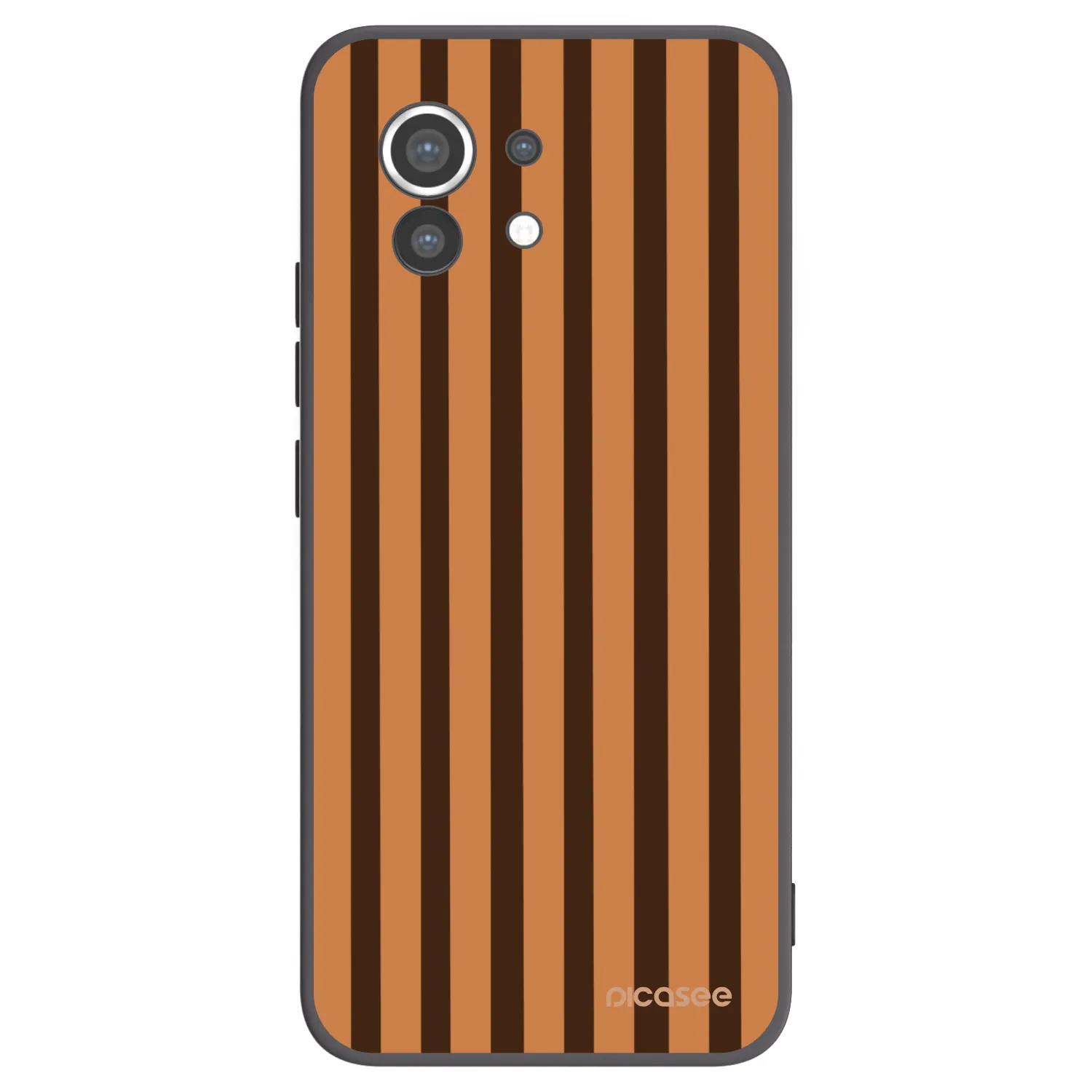 Picasee Xiaomi Mi 11 Hülle - Schwarzes Silikon - Caramel lines