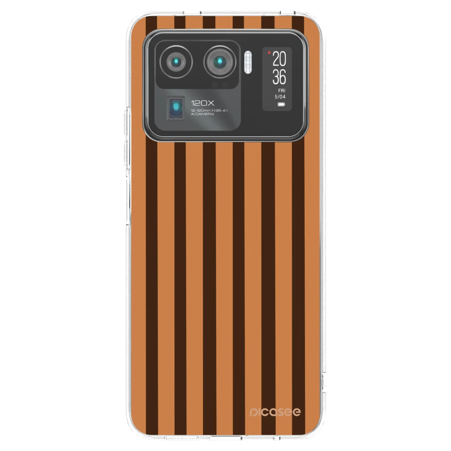 Picasee Xiaomi Mi 11 Ultra Hülle - Transparentes Silikon - Caramel lines