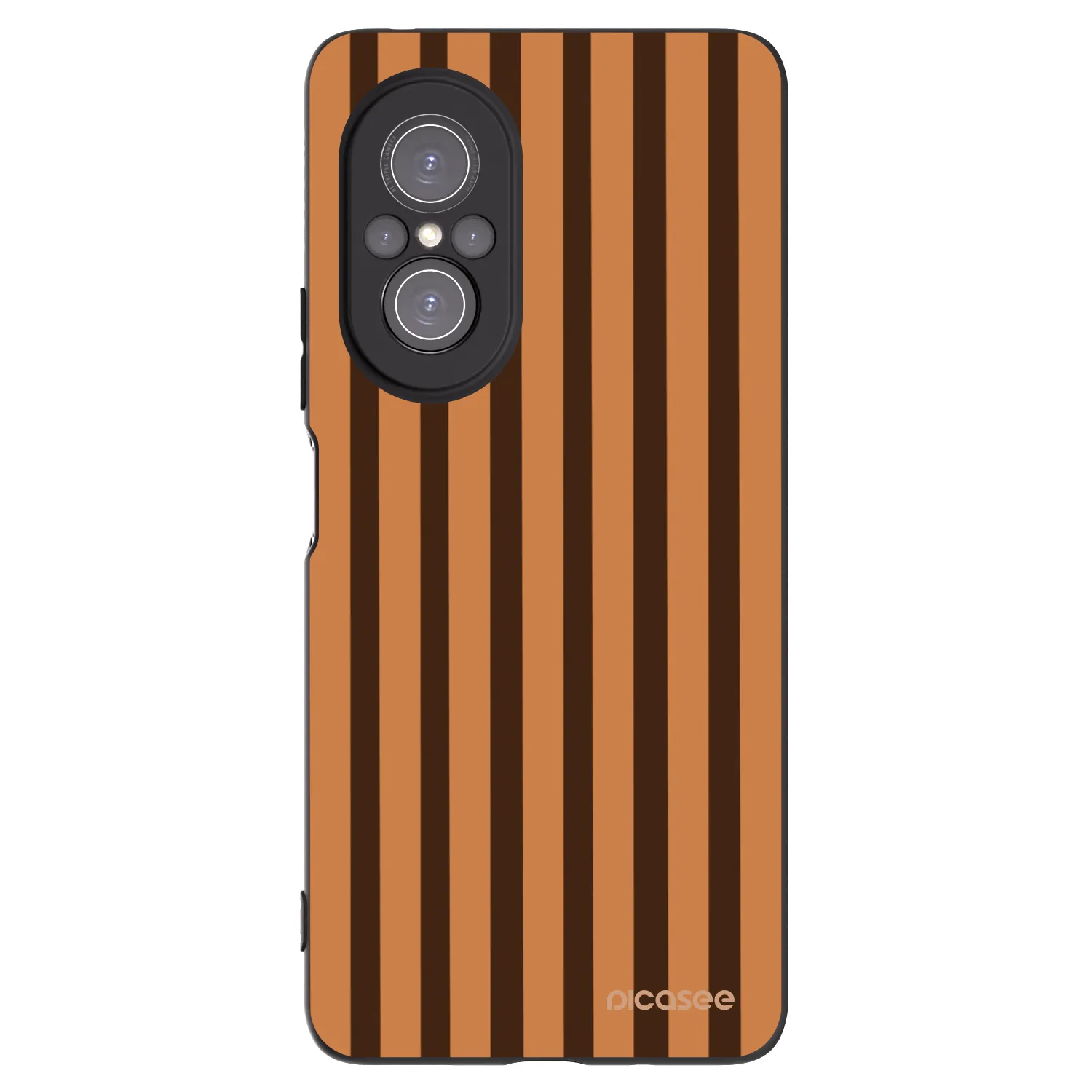 Picasee Huawei Nova 9 SE Hülle - Schwarzes Silikon - Caramel lines