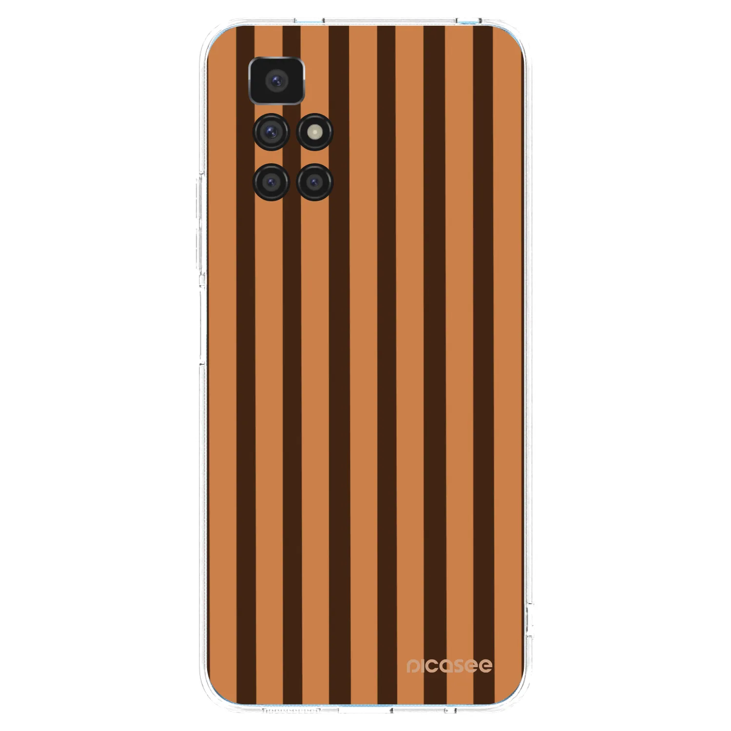 Picasee Xiaomi Redmi 10 (2022) Hülle - Transparentes Silikon - Caramel lines