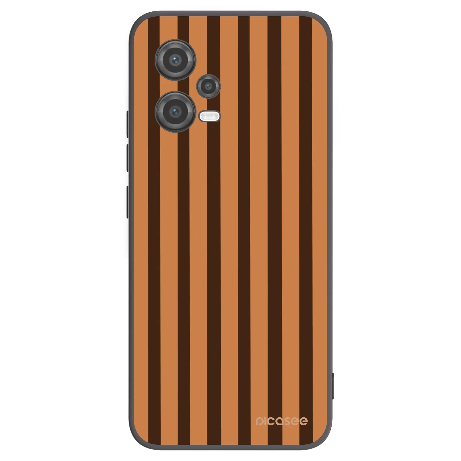 Picasee Xiaomi Poco X5 Hülle - Schwarzes Silikon - Caramel lines