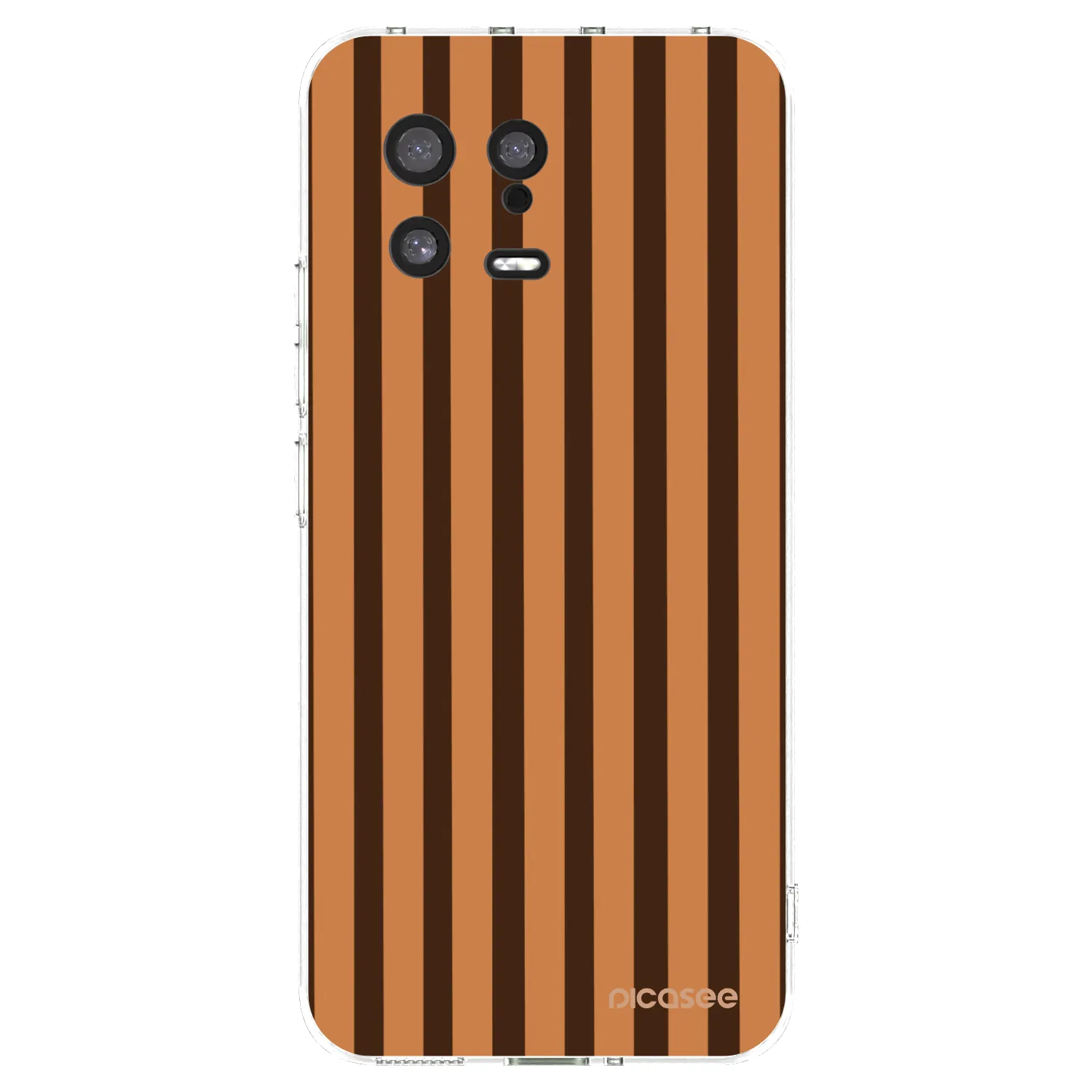 Picasee Xiaomi 13 Hülle - Transparentes Silikon - Caramel lines