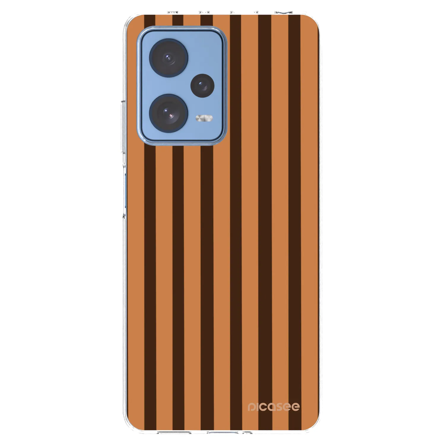 Picasee Xiaomi Redmi Note 12 Pro 5G Hülle - Transparentes Silikon - Caramel lines