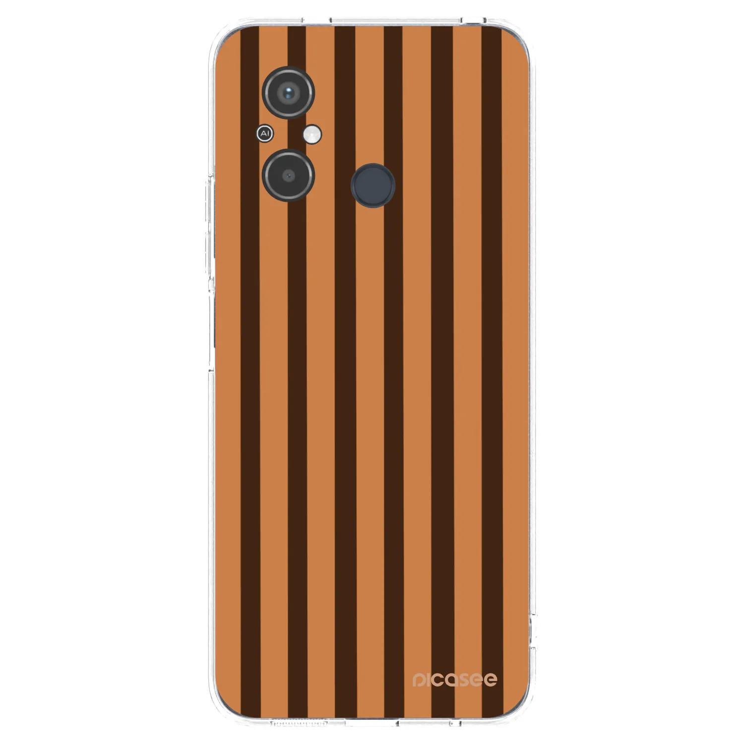 Picasee Xiaomi Redmi 12C Hülle - Transparentes Silikon - Caramel lines
