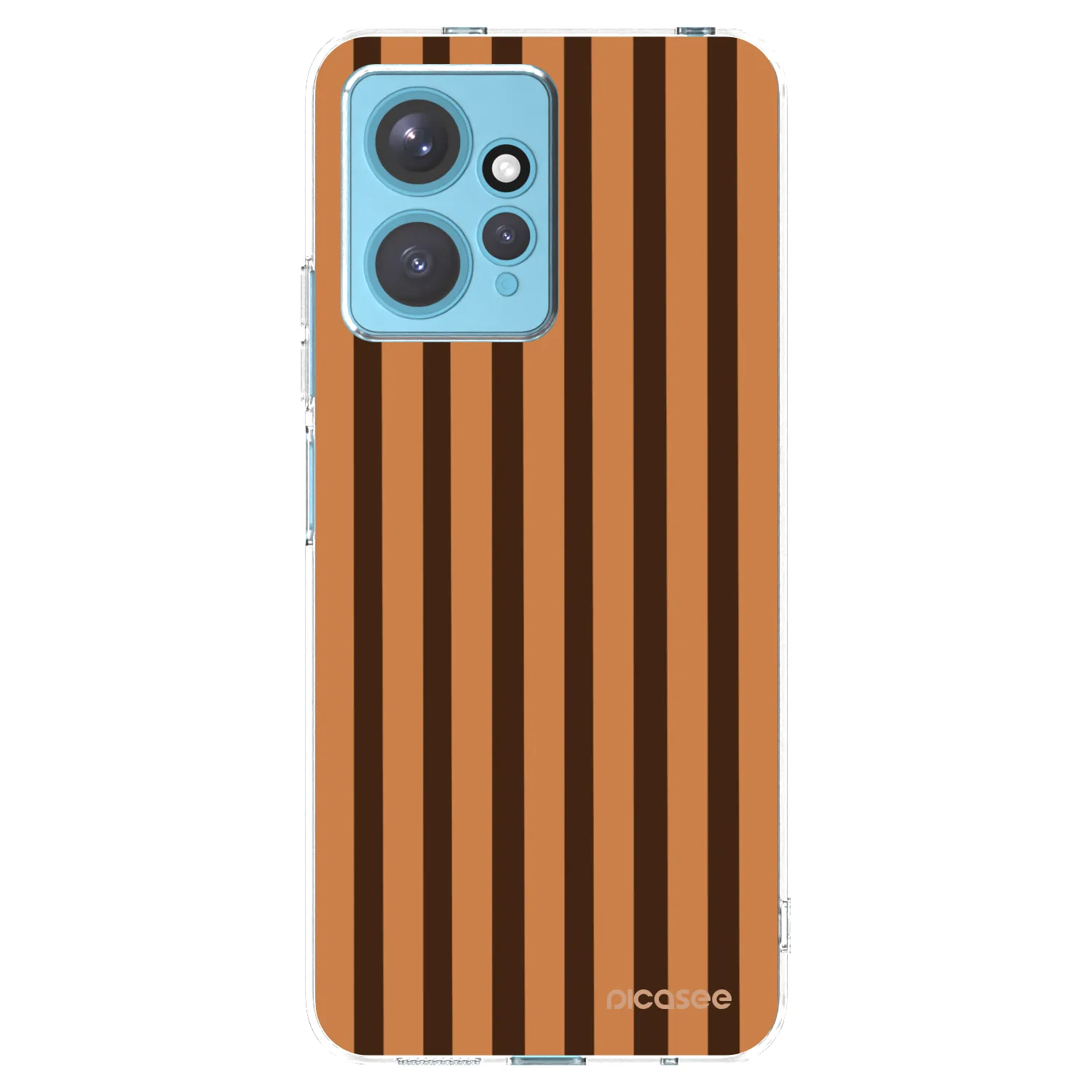 Picasee Xiaomi Redmi Note 12 4G Hülle - Transparentes Silikon - Caramel lines